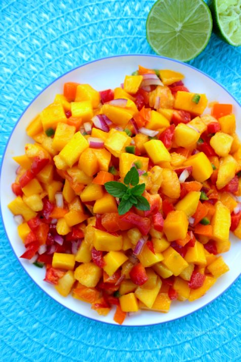 Mango Peach Salsa